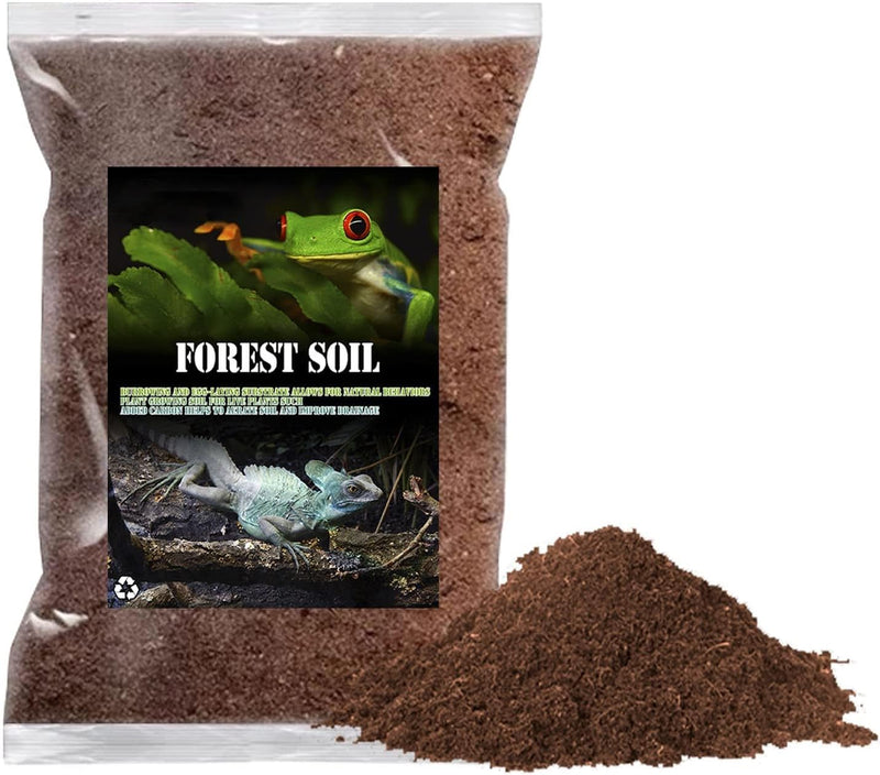 BNOSDM Reptile Soil Substrate Fluffy Small-Strand Reptile Substrate and Snake Bedding Clean Natural Terrarium Bedding fo