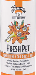 Top Performance Fresh Pet Conditioner to Reduce Mats and Tangles, 17 Oz. Size – Conditioning Formula Gives Coats Sheen