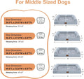 Large Dog Bed Orthopedic Washable: Beds Bolster XL Bed Large Big Dogs Memory Foam Couch Sofa Waterproof with Removable Cover