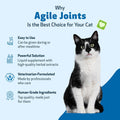 Pet Wellbeing Agile Joints for Cats - Hip and Joint Health, Mobility, Devil’s Claw, Boswellia, Joint Ligament and Cartilage - Veterinarian-Formulated Herbal Supplement 2 oz (59 ml)