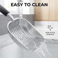 Heavy-Duty Cat Litter Scoop with Holder&Litter Bags, Metal Cat Scooper with Bags, Stainless Steel Kitty Poop Sifting Sho