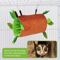 Hamiledyi 5PCS Hamster Hammock Sugar Glider Hammock Set Sugar Glider Cage Accessories Toys Small Animals Hanging Bed Hid