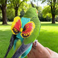 Escape-Proof Parrot Harness & Leash Set with Diaper - Adjustable Flight Suit with Bow & Safety Cord for Conures, African