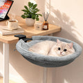17.3" Extra Large Cat Desk Bed Cat Desk Hammock for Home Office Holds 40lbs
