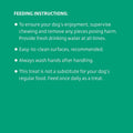 Amazon Brand - Wonder Bound Chicken Flavor Dental Sticks for Large Dogs (Over 30 lbs), 6-Ridge Shape for Plaque & Tartar Control, Freshens Breath, Made With Real Chicken, 40 Count (Pack of 1)