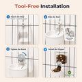 41 oz Hanging Gravity Feeder for Small Animal Cages Rabbit & Guinea Pig