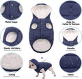 SAWMONG Dog Winter Coat,Warm Fleece Lined Dog Jacket with Leash Hole & Hood