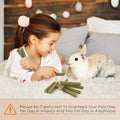 Bissap Timothy Hay Sticks for Rabbits 38PCS, Natural Timothy Grass Molar Teeth Stick Chew Toys for Bunnies Chinchillas G