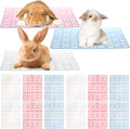 Lyellfe 12 Pack Plastic Rabbit Cage Mat with Snap Joint
