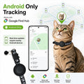 Pet Tracker,GPS Collar for Cats (Android Only) Smart tag,Waterproof Compatible with Google Find My,Advanced Tracking Sol
