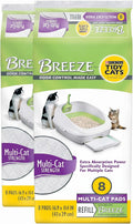 Purina Tidy Cats Cat Litter Breeze Pads Refill Pack Multi Cat Litter Pads - 8 ct. Bag (Pack of 2)