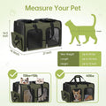 Cat Carrier for 2 Cats Double Pet Carrier Extra Large Green 2026 Upgraded