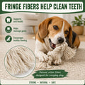 Dog Rope Toy for Aggressive Chewers, 7 Rope Sizes for Puppies, Small, Medium & Large Dogs, 100% Natural Undyed Cotton fo