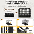 Oranland 48-Inch Heavy Duty Dog Crate for Large Dogs
