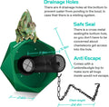 Hookable Chameleon Feeding Bowl, Professional Live Worm Organizer with Column for Prey to Climb and Move, Suitable for L