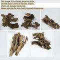 Aquarium Driftwood Shrimp Wood Natural Trunk & Assorted Branches 1.9-3.9" (5-10cm) Terrarium Ornament for Fish, Shrimp &