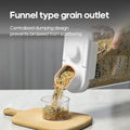 SQUSIMEI 3 Qt/2.8 L Bird Seed Storage Container with Lids Airtight Measuring Cup, Bird Seed Dispenser Pet Food Container Are Used to Store Bird Food, Chicken Feed BPA Free (2.8L, Green)