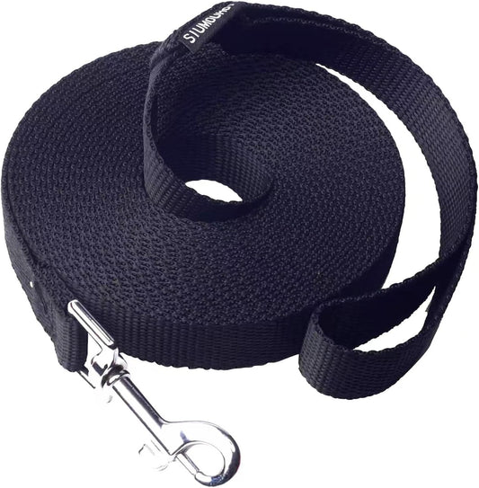 Dog/Puppy Obedience Recall Training Agility Lead - 20ft Long Training Leash，3/4in Wide - Great for Play, Camping, or Bac