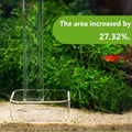 LINLAN 7.87-inch Glass Shrimp Feeder, Aquarium Feeding Tube and Square Bowl with Two Suction Cups, Prevent Food from Spr