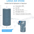 VIVOSUN 2PCS 4 x 2 in Large Air Stone for Aquarium, Air Pump