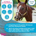 EQyss Crib Guard Horse Anti-Chewing Gel with Brush Applicator - Stops Cribbing & Gnawing, Non-irritating, Safe for All S