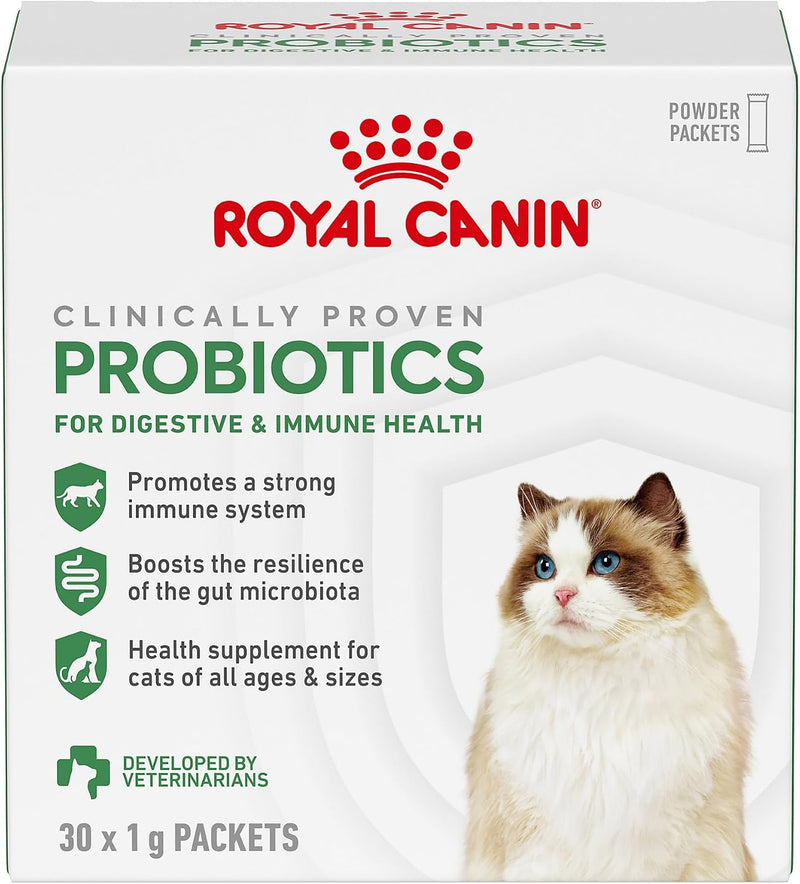 Royal Canin Probiotics for Cats Digestive and Immune Health Powder Supplement for Cats of All Ages, 30 Count