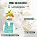 Cat Litter Disposal Bags and Dog Poop Bags with Handle,Cornstarch Based Extra Thick and Guaranteed Leak Proof Poop bags for Kitty and Doggy(180 Count 1.1 Gallon,Lavender Scent)