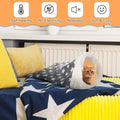 Self Heating Cat Sleeping Bag for Indoor Cats, Gray, Classic