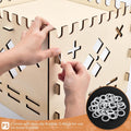 Bissap Wooden Rabbit Hideout Castle, Extra-Large Habitat Hut for Small Pet