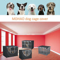 Dog Cage Cover Fits 38"L x 26.3"W x 31"H Metal Dog Cages With Fleece Lining