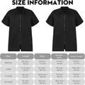 MCEAST 2 Pack Black Pet Groomer Uniforms with Full Zipper Water Resistant and Anti-Static Pet Smock Clothes for Women Me