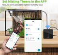Reptile mister, WiFi reptile humidifier withAPP control, automatic mister for reptile tank,terrarium, adjustable 360° no