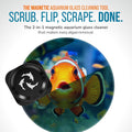 Flipper Magnetic Aquarium Glass Cleaner, Algae Scraper & Scrubber, Standard