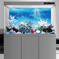 Undersea Aquarium Backdrop Underwater Coral Fish Tank Background 24x16 in