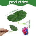 4PCS Betta Fish Leaf Hammock, Betta Fish Bed Leaf Hammock, Soft Aquarium Decor Plastic Plants, Betta-Fish Tank Decoratio