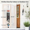 Pet Memorial Wind Chime – Dog Memorial Gifts for Loss of Dog, Loss of Pet Sympathy Gift, Pet Remembrance Bereavement Gift (Paw)