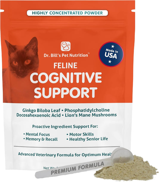 Feline Cognitive Support Senior Cat Brain & Memory Supplement