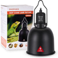DXOPHIEX 5.5inch Deep Dome Reptile Heat Lamp Reptile Light Fixture