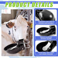 2 Pcs 2.5 L/ 0.66 Gal Automatic Livestock Waterer, Stainless Steel