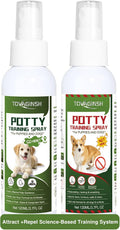 2Pack Potty Training Spray for Dogs, Go Here Training Spray + Not Here Spray for Puppies