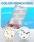 16 Packs Pet Food Desiccant Bag Compatible with PETLIBRO/PETKIT Automatic Cat Feeder, Desiccant Packs Replacement with Color Indicating for Automatic Pet Feeder(Individually Packaged)