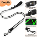 LED Dog Leash Ultra Bright, Waterproof, 7 Lighting Mode, Glow in The Dark & Reflective, Type-C Rechargeable, Battery Ind