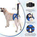 LIANZIMAU Dog Sling for Large Dogs Adjustable Hind Leg Support Lift Harness Senior Canine Mobility Aid Carrier for Back 