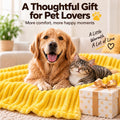 Yellow Dog Blanket Emotional Support Blanket for Dogs