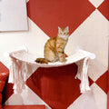 TOYAFUN Cat Wall Shelves, Perches, Hammocks, Beds - Solid Metal Frame for Sleeping, Playing, Climbing, Lounging