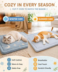 Papettly Self Warming Cat Bed, Reversible Self Heating Cat Pad Mat, 18x24IN
