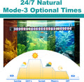 SEAOURA 24/7 Submersible LED Aquarium Light for Plants Fish Tank, 15 Inch