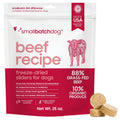 Smallbatch Pets Freeze Dried Raw Dog Food, Beef Recipe, 25 oz, Organic High Protein Dog Food, Grain Free, Made in the USA, Humanely Raised Grass-Fed Beef, Single Protein, Picky Eaters, Hydrate & Serve