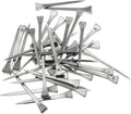 E-outstanding 50-Pack Low Carbon Steel 2.4 Inch E6 Horseshoe Nails, Polished and Galvanized