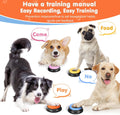 Dog Buttons for Communication,Talking Buttons for Dogs,8 Recordable Sound Buttons + 24 Scene Patterns + 1 Dog Button Mat